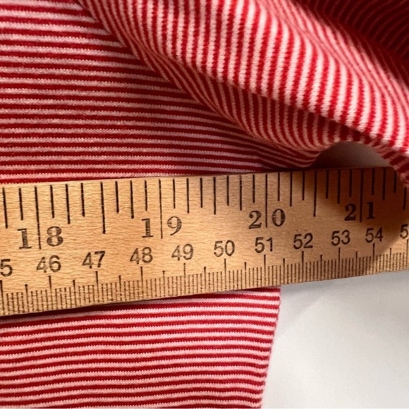 Magnolia Lane Red & White Stripe PGA Masters Polo 100% Cotton Size Large - Picture 9 of 10